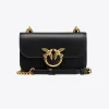 Sacs À Bandoulière|PINKO Baby Love Bag Bell Simply Noir-Vieil Or