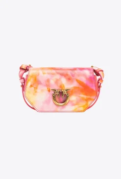 Sacs À Main|PINKO Baby Love Bag Click Exagon Tie-Dye Orange Vif-Or Antique