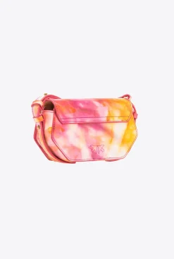 Sacs À Main|PINKO Baby Love Bag Click Exagon Tie-Dye Orange Vif-Or Antique