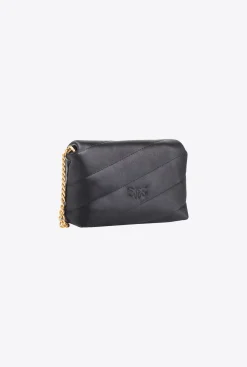 Sacs De Soirée|PINKO Baby Love Bag Puff Maxi Quilt Duchesse Noir-Vieil Or
