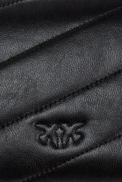Sacs À Bandoulière|PINKO Baby Love Bag Puff Maxi Quilt Noir-Vieil Or