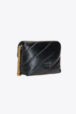 Sacs À Bandoulière|PINKO Baby Love Bag Puff Maxi Quilt Noir-Vieil Or