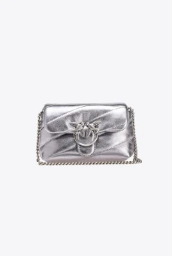 Sacs De Soirée|PINKO Baby Love Bag Puff Maxi Quilt Jewel Argent-Vieil Argent