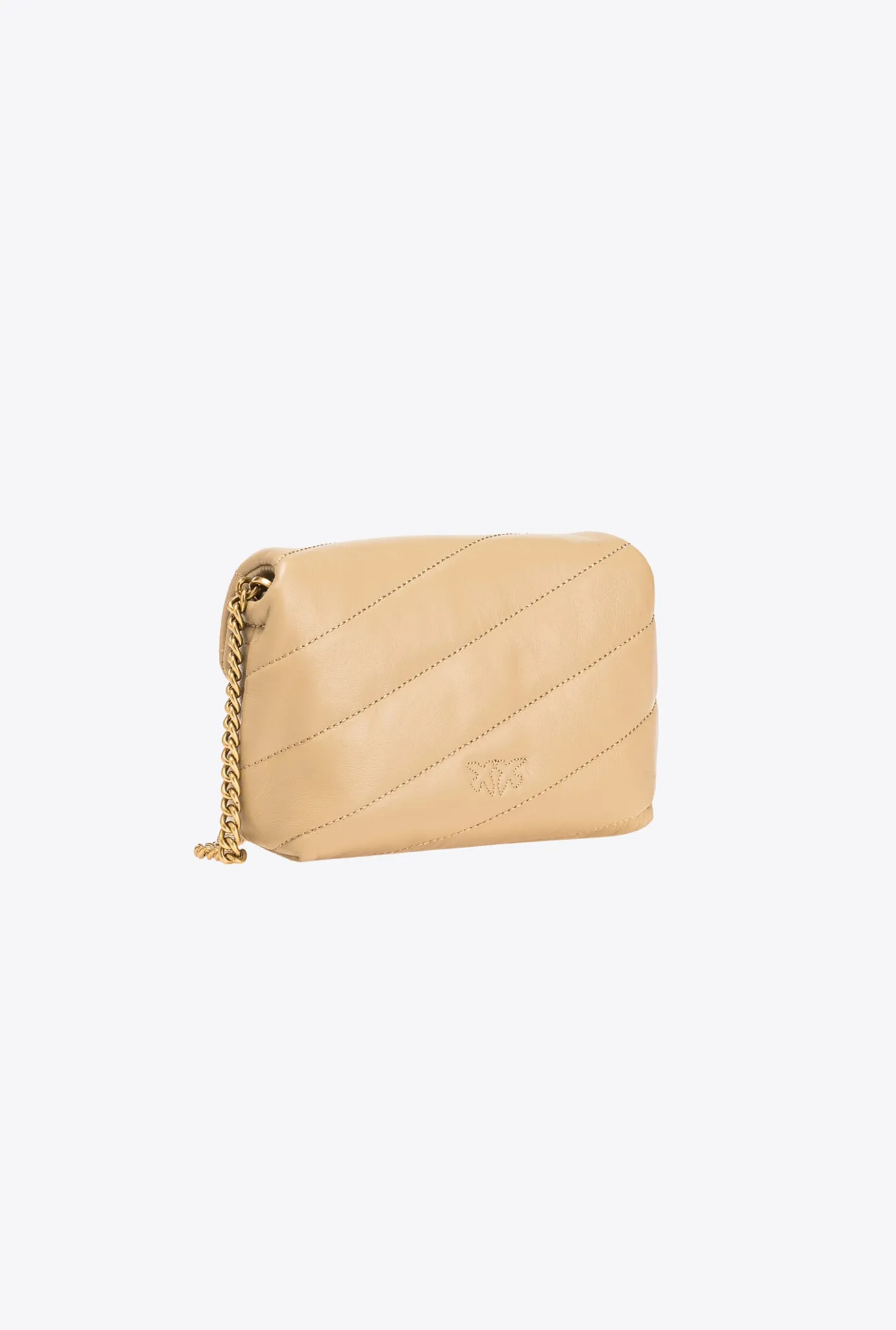Sacs À Bandoulière|PINKO Baby Love Bag Puff Maxi Quilt Sable-Or Antique