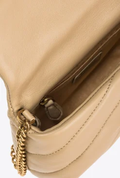 Sacs À Bandoulière|PINKO Baby Love Bag Puff Maxi Quilt Sable-Or Antique