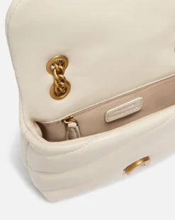 Sacs À Bandoulière|PINKO Baby Love Bag Puff Maxi Quilt Blanc+Blanc-Or Antique