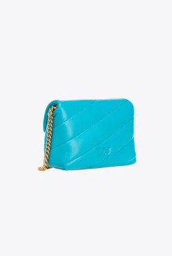 Sacs À Bandoulière|PINKO Baby Love Bag Puff Maxi Quilt Iris-Or Antique