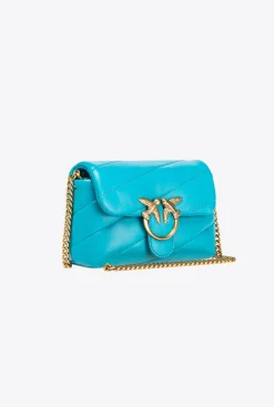 Sacs À Bandoulière|PINKO Baby Love Bag Puff Maxi Quilt Iris-Or Antique