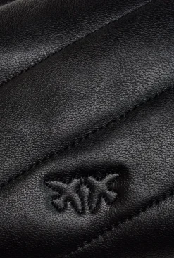 Sacs À Bandoulière|PINKO Baby Love Bag Puff Maxi Quilt Noir-Vieil Or