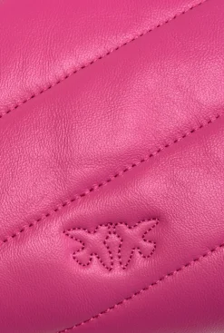 Sacs À Bandoulière|PINKO Baby Love Bag Puff Maxi Quilt Fuchsia-Or Antique