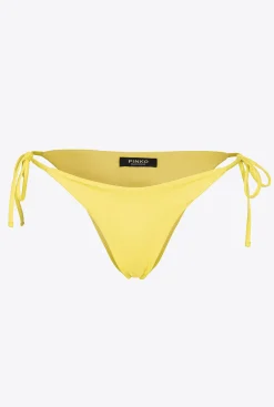 Maillots De Bain|PINKO Bas De Bikini A Nouettes Vert Olive Chaud