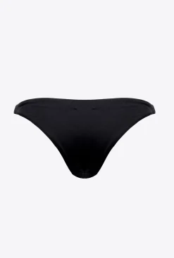 Maillots De Bain|PINKO Bas De Bikini A Strass Noir/Cristal