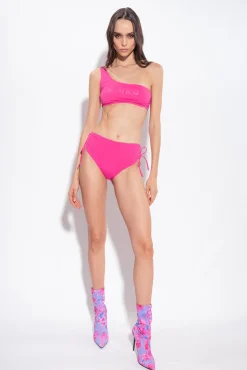 Maillots De Bain|PINKO Bas De Bikini Taille Haute Violet Fuchsia