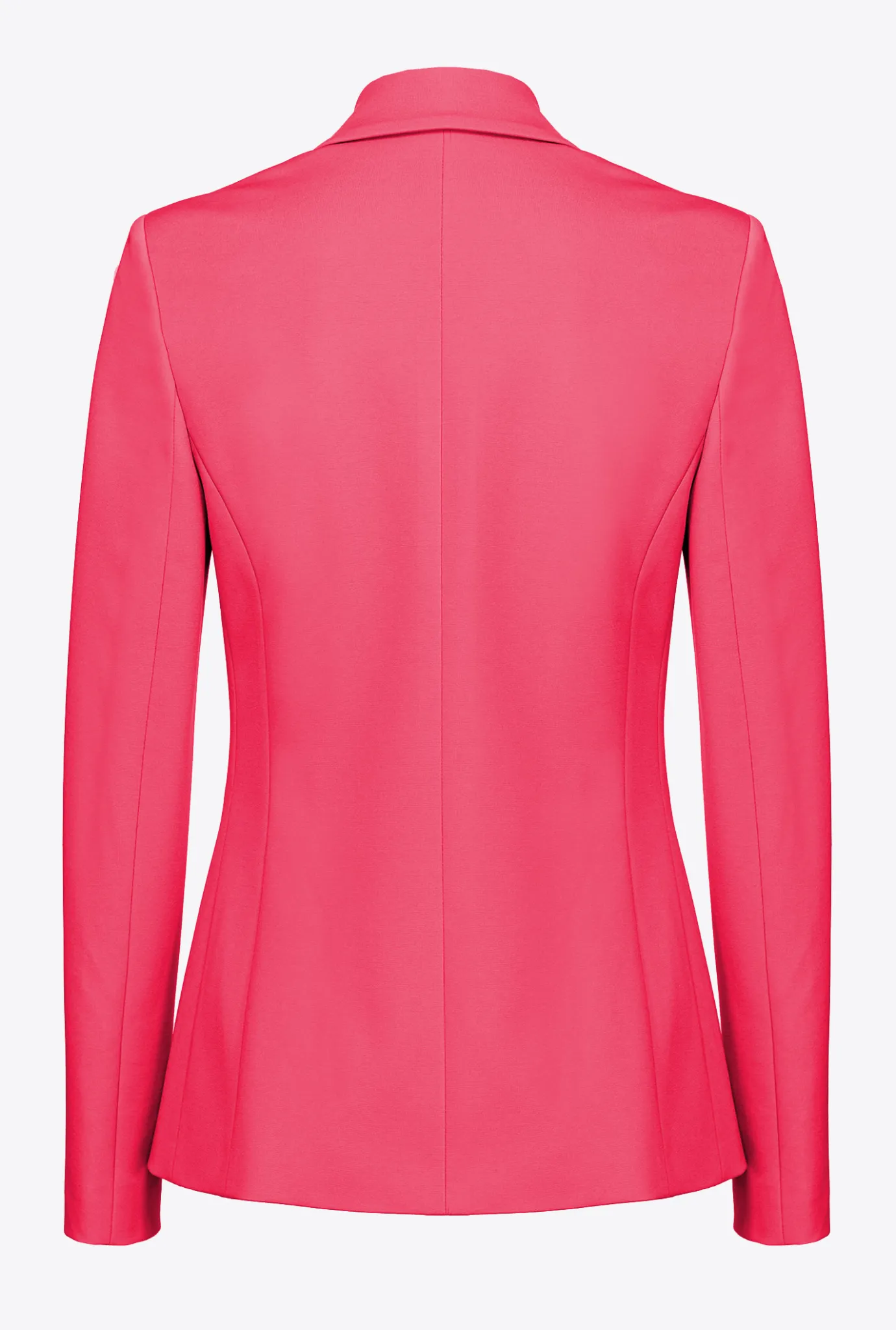 Tailleurs Et Ensembles|PINKO Blazer A Boutons Bijoux Rouge Framboise