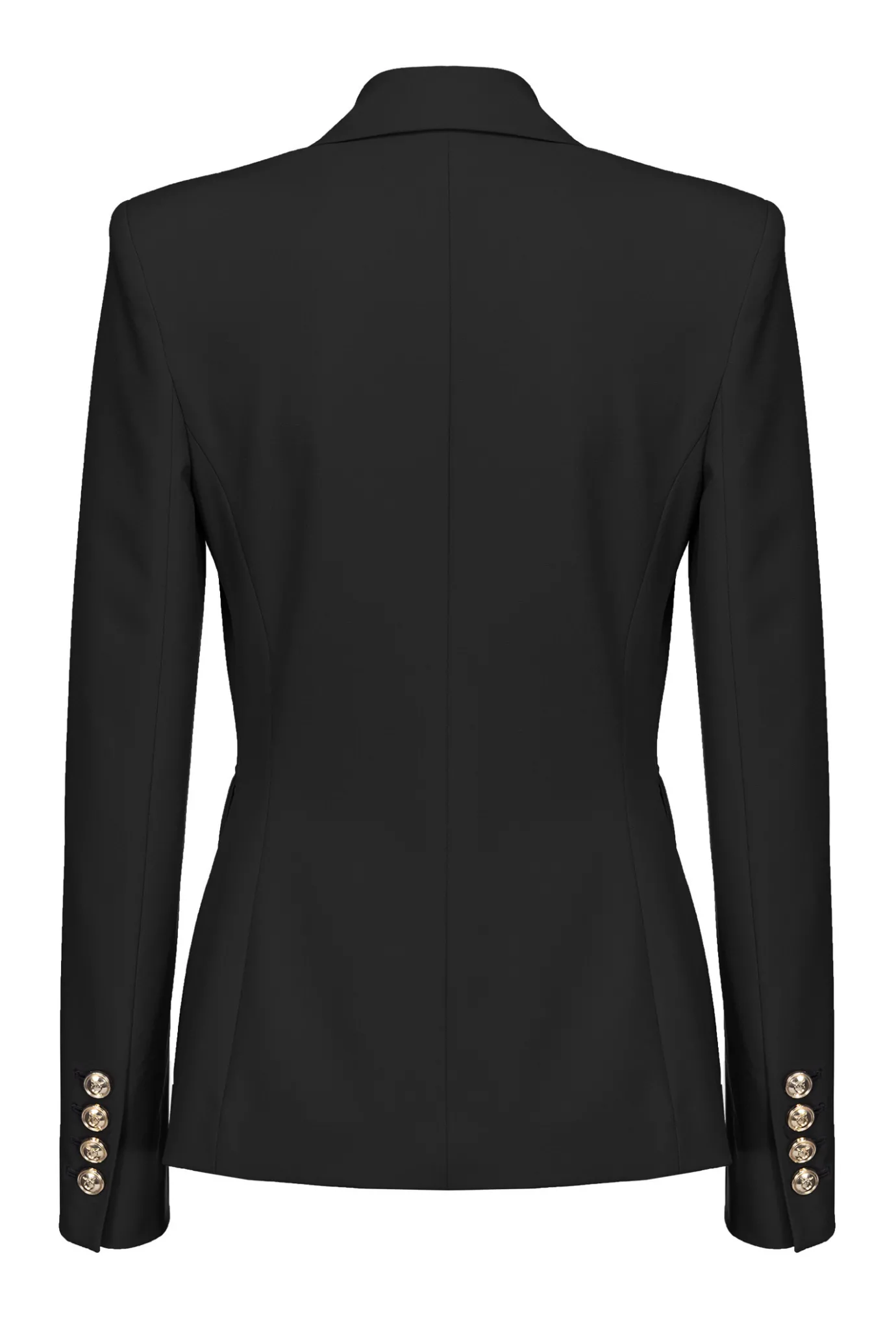 Vestes|PINKO Blazer Droit Noir Limousine