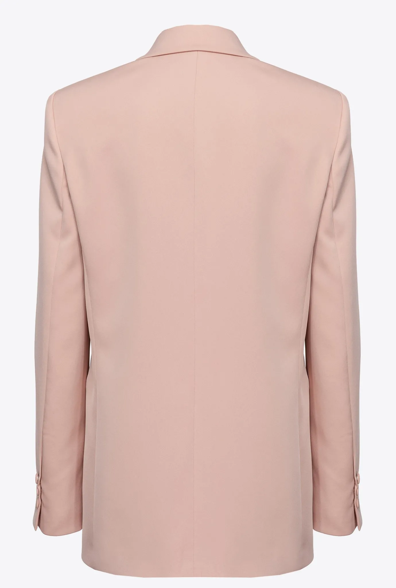 Tailleurs Et Ensembles|PINKO Blazer En Crepe Envers Satin Rose - Camee