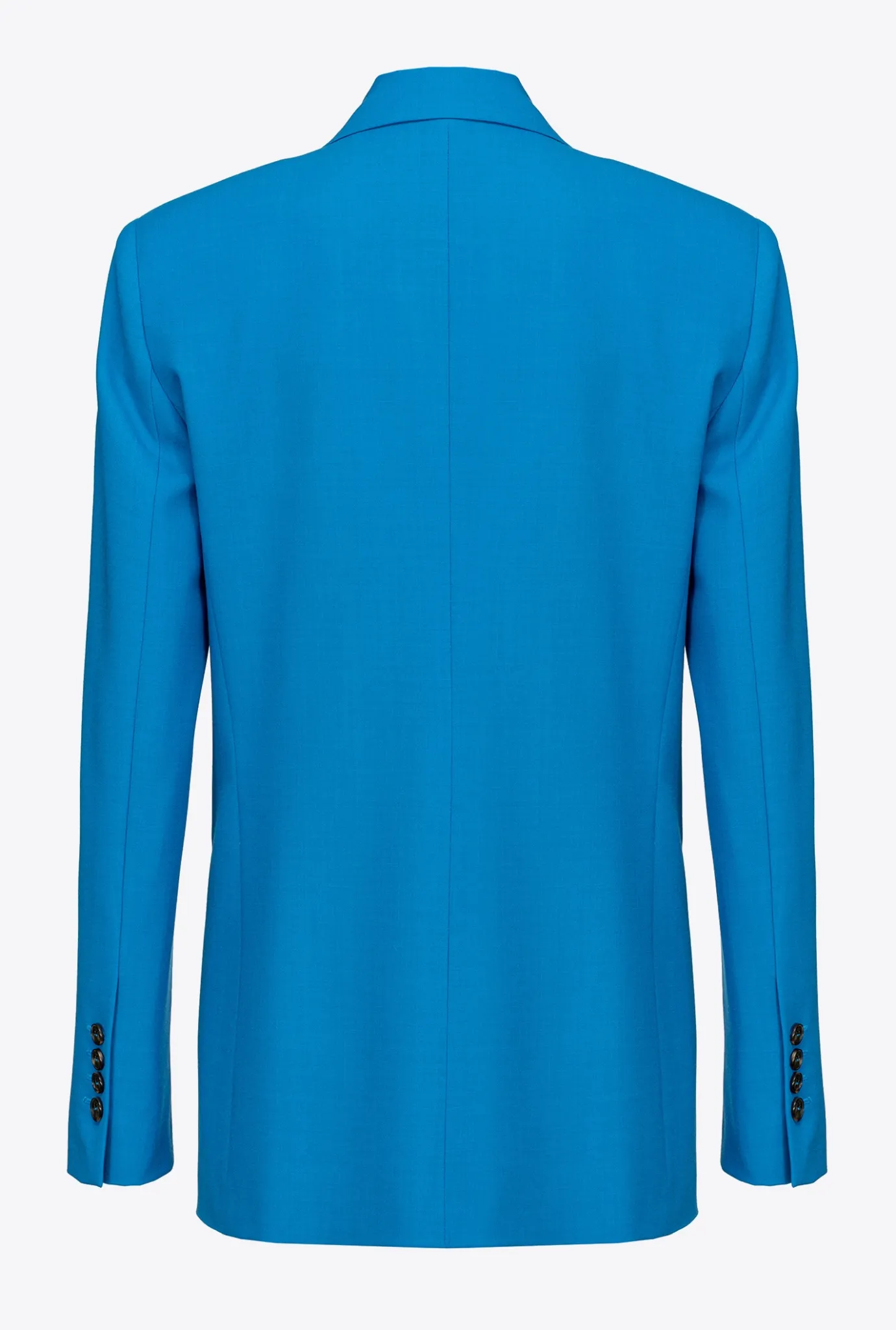 Tailleurs Et Ensembles|PINKO Blazer En Tissu De Laine Bleu Directoire