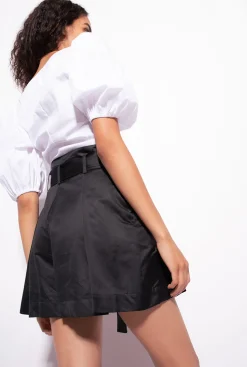 Chemises Et Blouses|PINKO Blouse A Manches Ballon Blanc Brill.