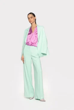 Chemises Et Blouses|PINKO Blouse En Satin Stretch Opera Mauve