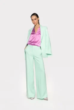 Chemises Et Blouses|PINKO Blouse En Satin Stretch Opera Mauve