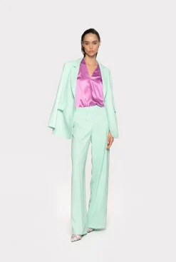 Chemises Et Blouses|PINKO Blouse En Satin Stretch Opera Mauve