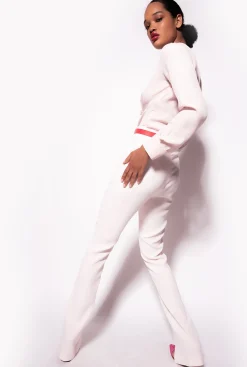 Chemises Et Blouses|PINKO Blouse Torsadee En Soie Rose Peche Sirop