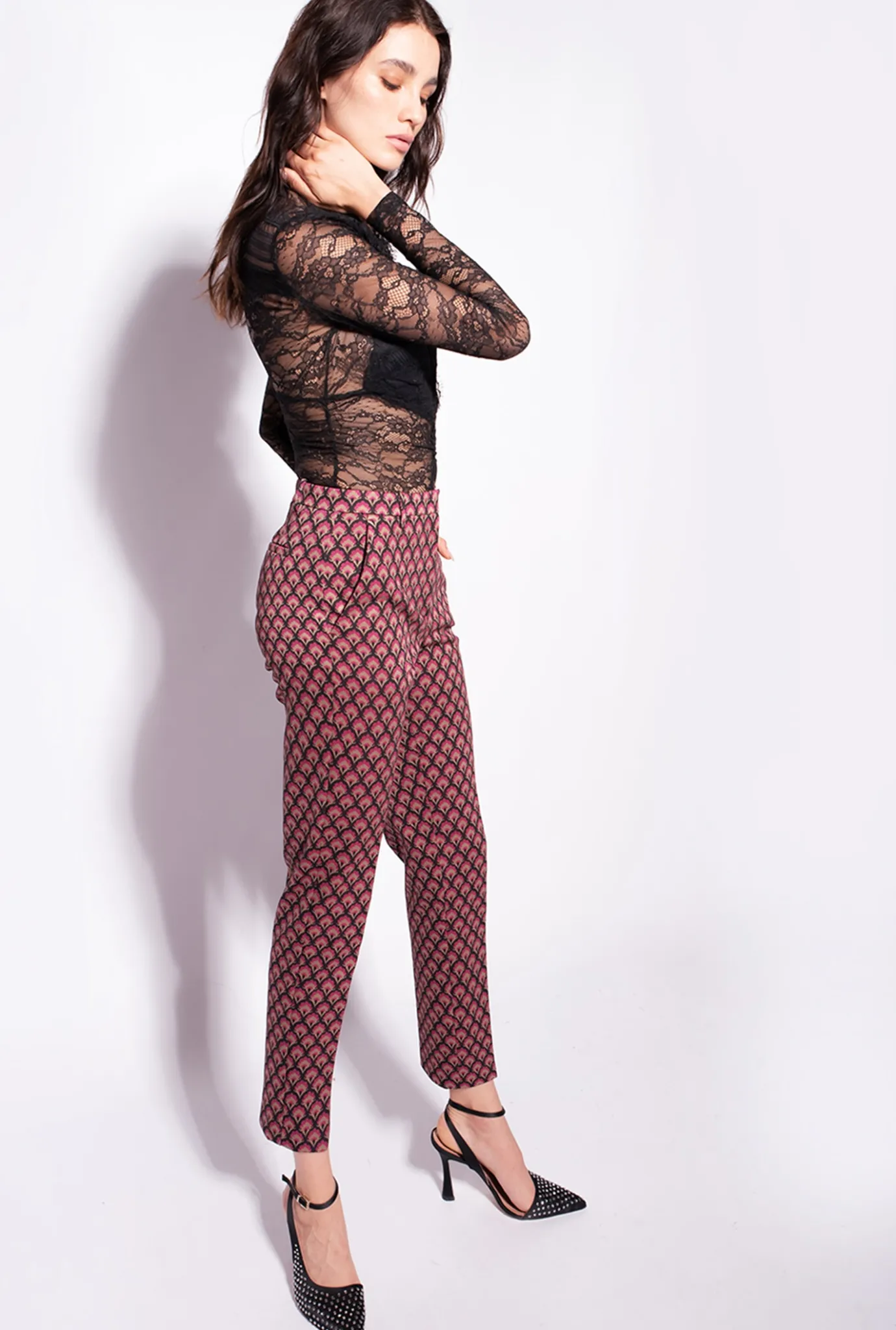Lingerie|PINKO Body En Dentelle Noir Limousine