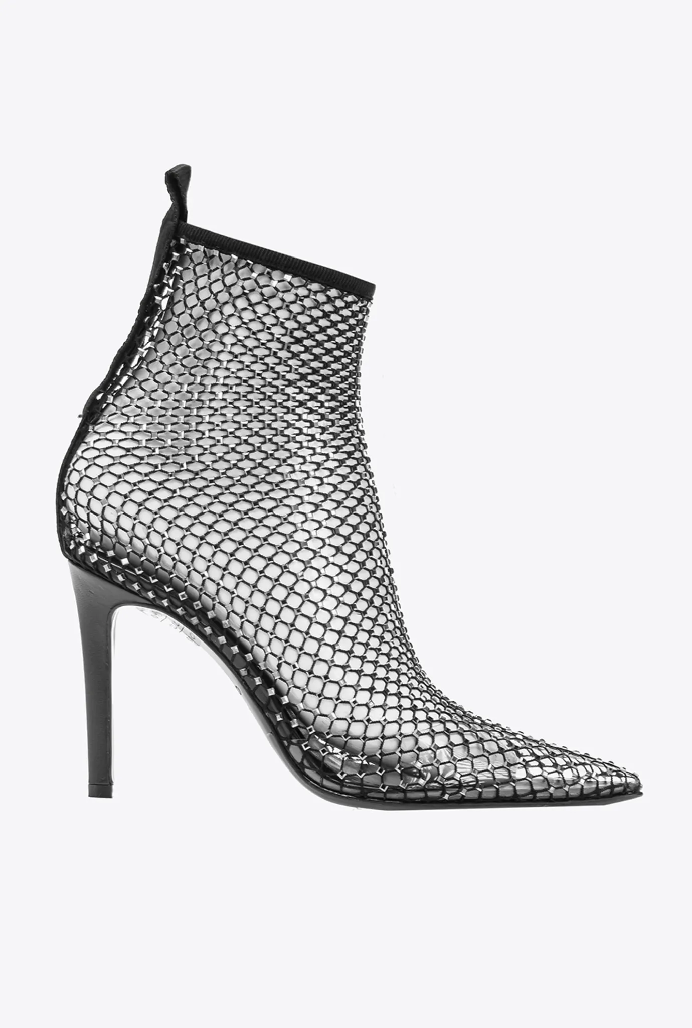 Chaussures|PINKO Bottines En Resille A Cristaux Noir Limousine