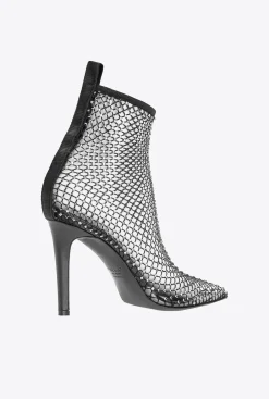 Chaussures|PINKO Bottines En Resille A Cristaux Noir Limousine
