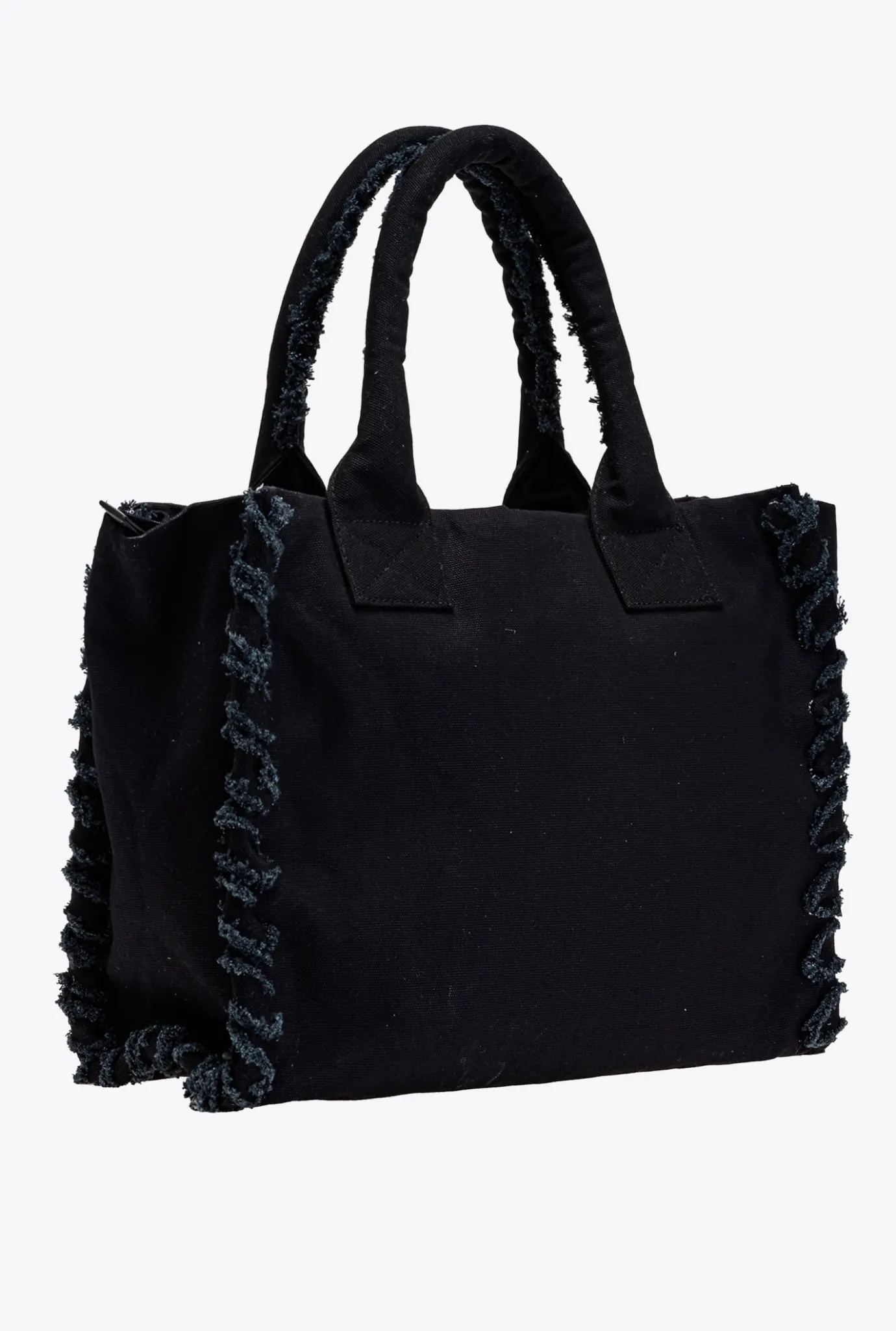 Sacs Cabas|PINKO Cabas De Plage Beach Noir Limousine