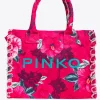 Sacs Cabas|PINKO Cabas De Plage Beach Multi.Fuchsia/Rose