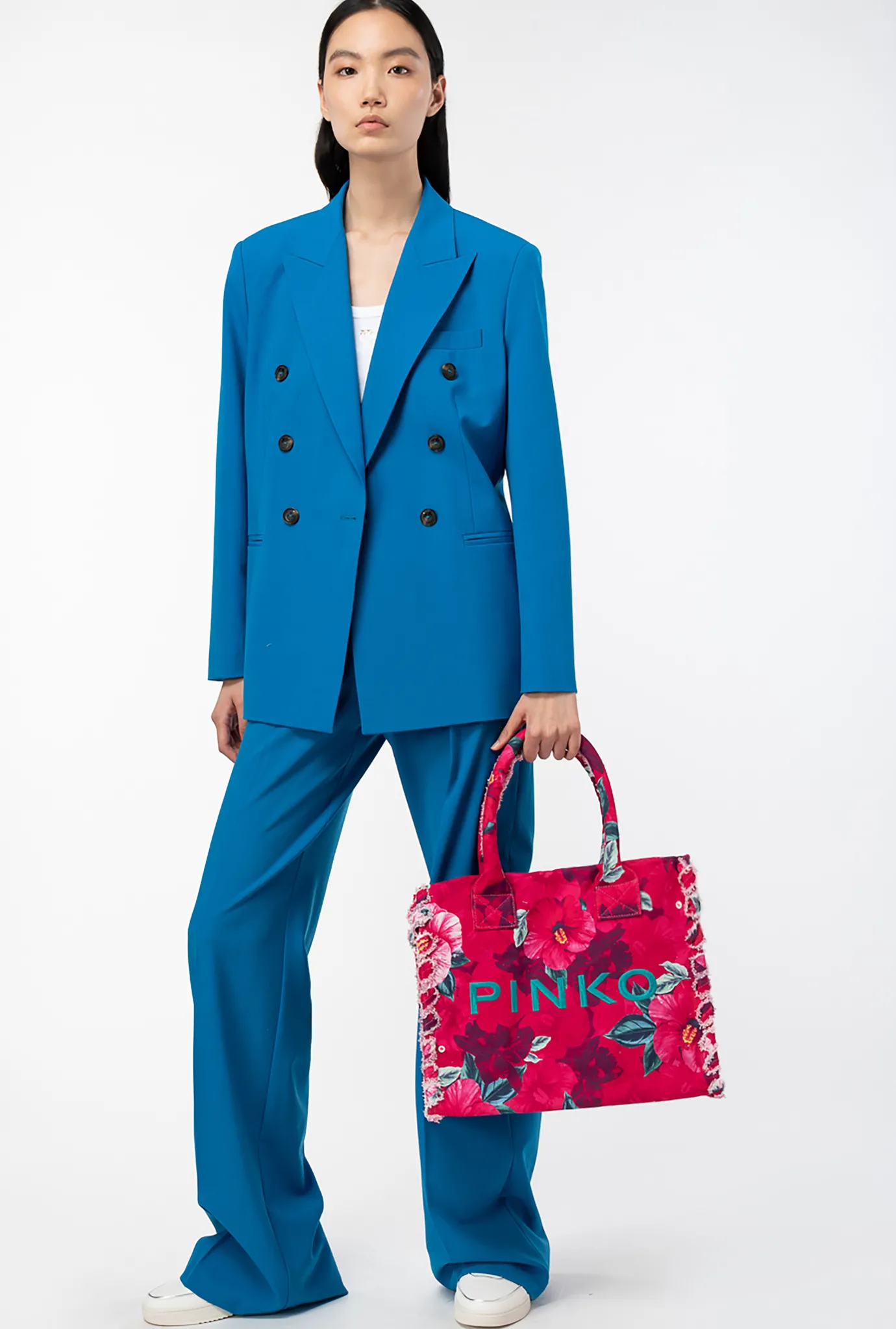 Sacs Cabas|PINKO Cabas De Plage Beach Multi.Fuchsia/Rose