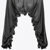 Autres Accessoires|PINKO Cache-Epaules A Volants Noir Limousine