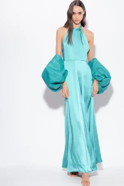 Autres Accessoires|PINKO Cache-Epaules En Taffetas Bleu Ciel-Marine