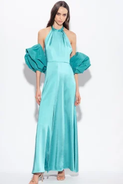 Autres Accessoires|PINKO Cache-Epaules En Taffetas Bleu Ciel-Marine