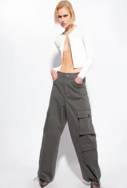 Pièces En Maille|PINKO Cardigan Bord A Bord Cotele Blanc Soie
