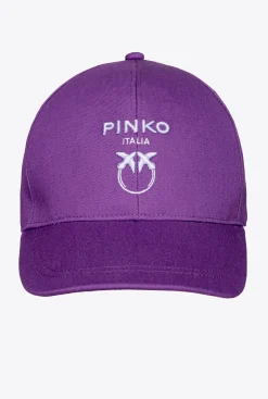 Autres Accessoires|PINKO Casquette De Base-Ball Love Birds Lilas Lavande