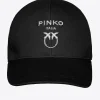 Autres Accessoires|PINKO Casquette De Base-Ball Love Birds Noir Limousine
