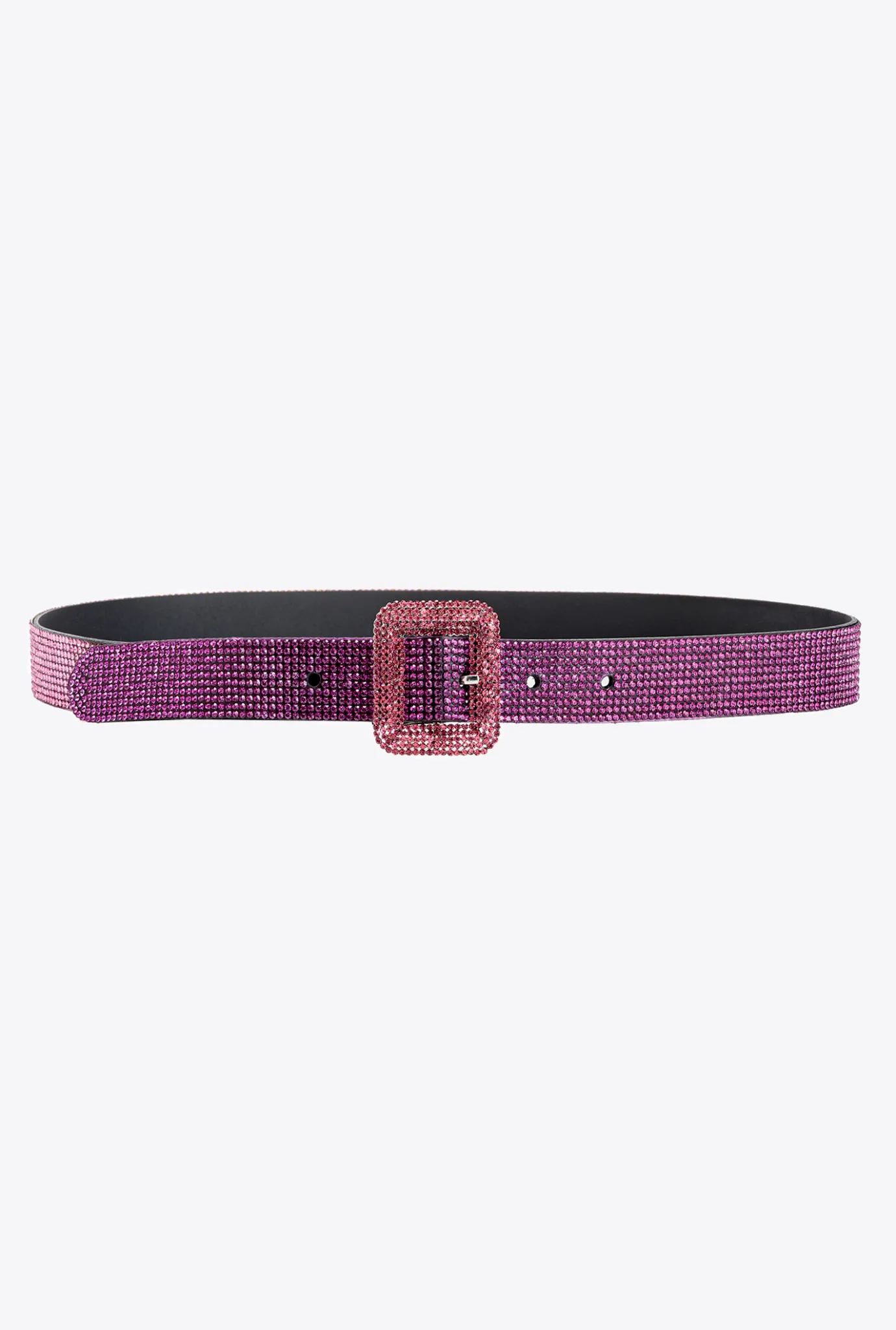 Ceintures|PINKO Ceinture Fine Avec Strass Aux Couleurs Degradees Fuchsia/Rose