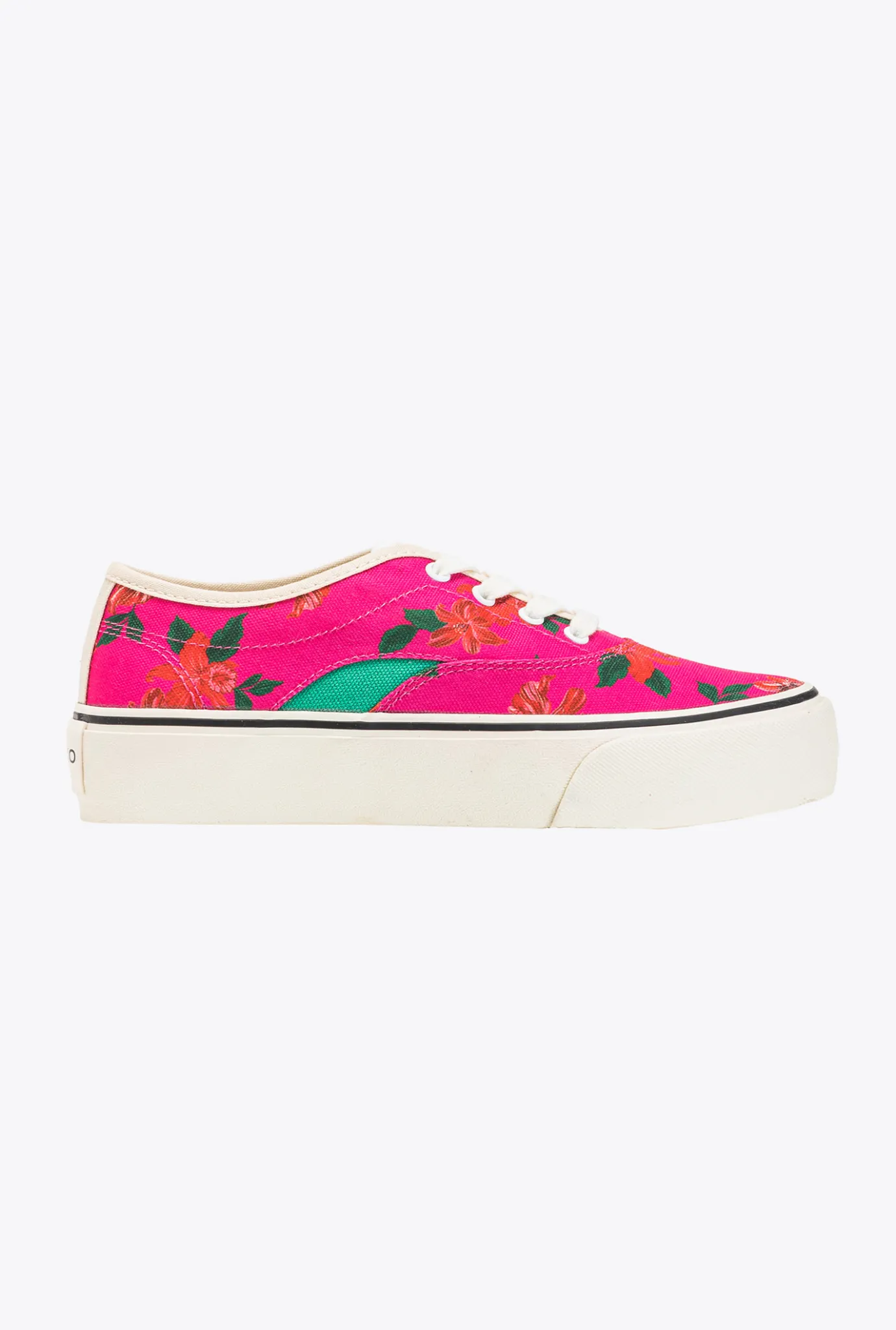 Chaussures|PINKO Chaussures De Skate A Imprime Floral Multicolore Fuchsia/Vert