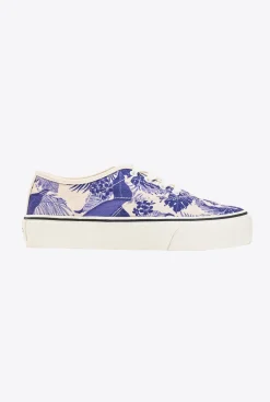 Chaussures|PINKO Chaussures De Skate A Imprime Floral Blanc/Violet