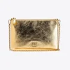 Sacs De Soirée|PINKO Classic Flat Love Bag Lame Or-Or Antique