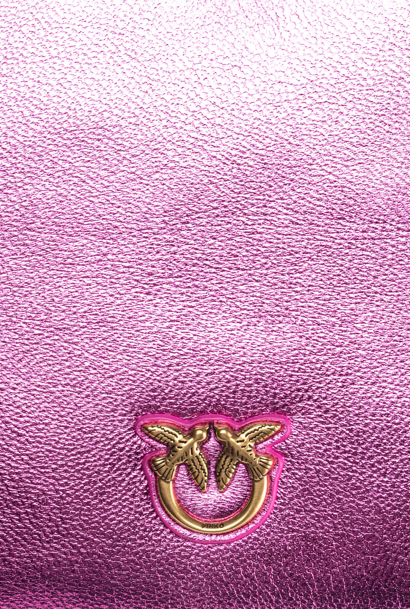 Sacs De Soirée|PINKO Classic Flat Love Bag Lame Rose Pinko-Or Antique