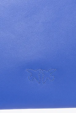 Sacs À Bandoulière|PINKO Classic Flat Love Bag Simply Bleu Corse-Or Antique