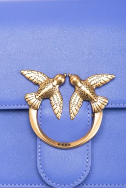 Sacs À Bandoulière|PINKO Classic Love Bag Bell Simply Bleu Corse-Or Antique