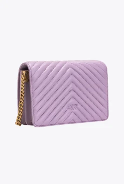 Sacs À Bandoulière|PINKO Classic Love Bag Click Chevron Iris-Or Antique