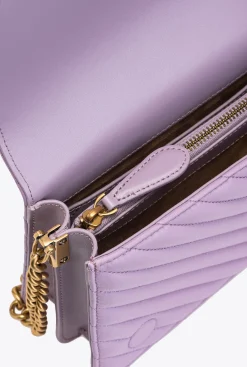 Sacs À Bandoulière|PINKO Classic Love Bag Click Chevron Iris-Or Antique