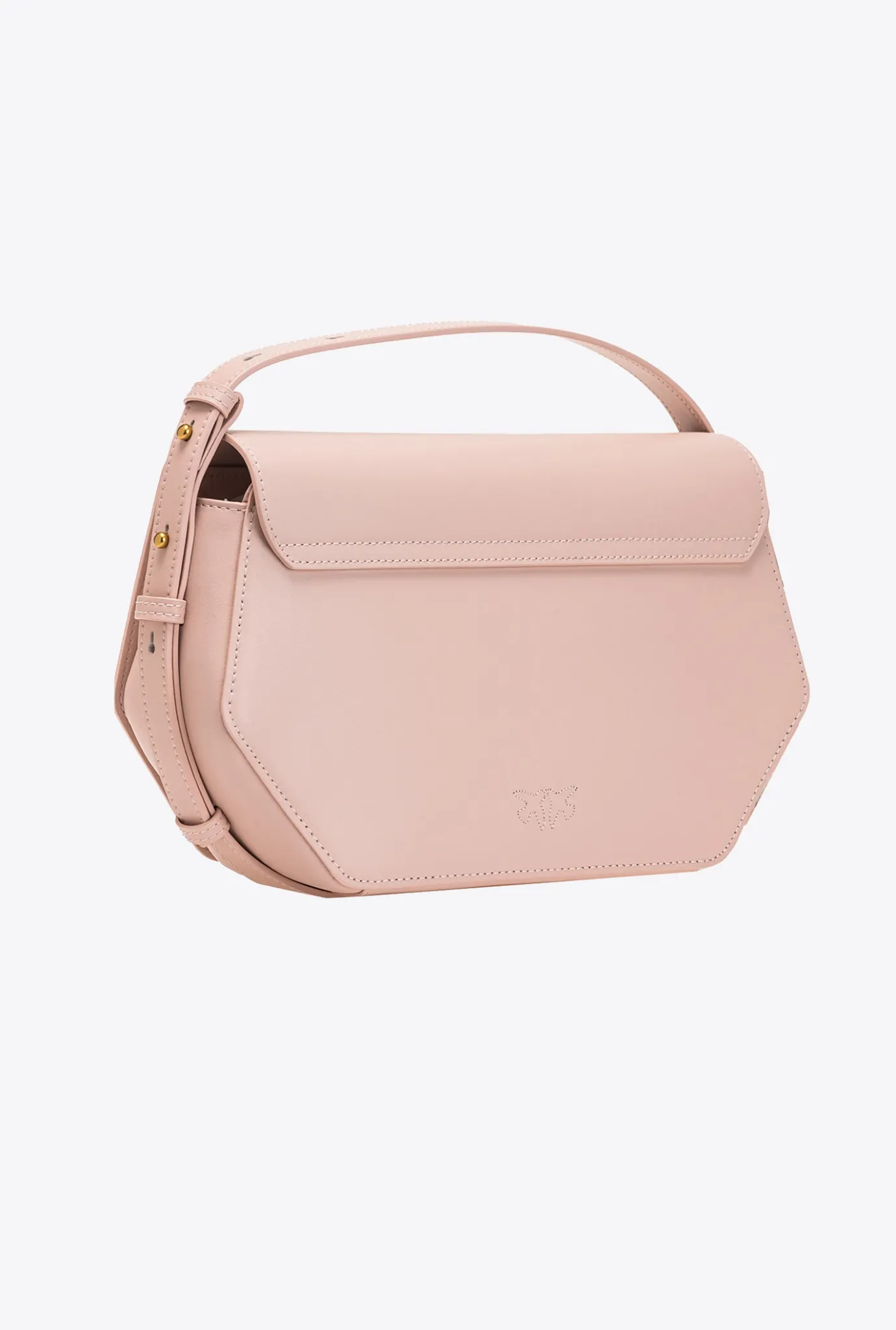 Sacs À Main|PINKO Classic Love Bag Click Exagon Simply Rose/Rose Poudre-Or Antique