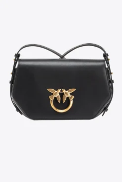 Sacs À Main|PINKO Classic Love Bag Click Exagon Simply Noir-Vieil Or