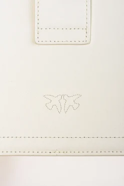 Sacs À Bandoulière|PINKO Classic Love Bag Icon A Bandoulière Jewel Blanc+Blanc-Vieil Argent
